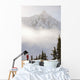 Snowboarder Ridge with Scenic Wall Decal