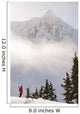 Snowboarder Ridge with Scenic Wall Decal