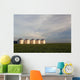 Metal Grain Bins Reflecting Wall Decal Design 2