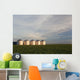 Metal Grain Bins Reflecting Wall Decal Design 2