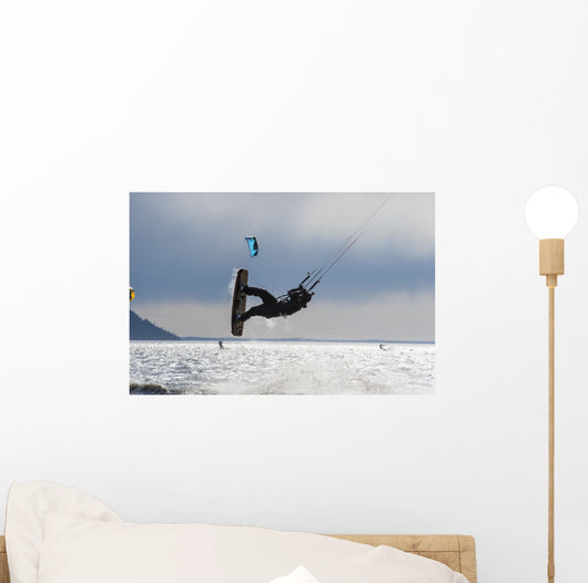 Kite Boarders Turnagain Arm Wall Decal