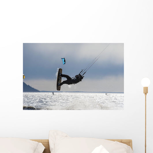 Kite Boarders Turnagain Arm Wall Decal