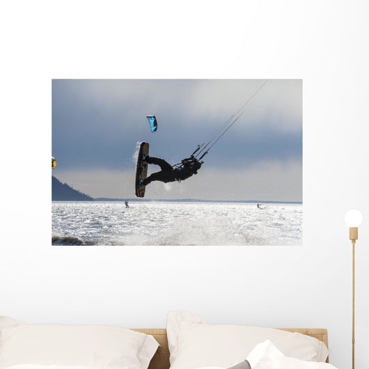 Kite Boarders Turnagain Arm Wall Decal