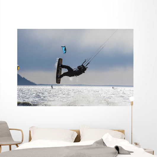 Kite Boarders Turnagain Arm Wall Decal