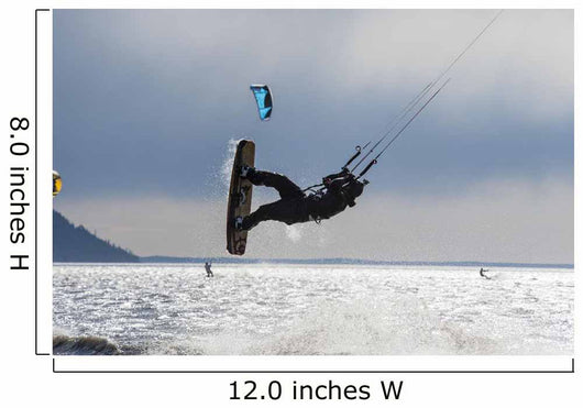 Kite Boarders Turnagain Arm Wall Decal