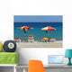 Umbrellas and Beach Chairs Wall Decal