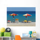 Umbrellas and Beach Chairs Wall Decal