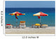 Umbrellas and Beach Chairs Wall Decal