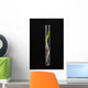 Corn Seedling Test Tube Wall Decal Design 2