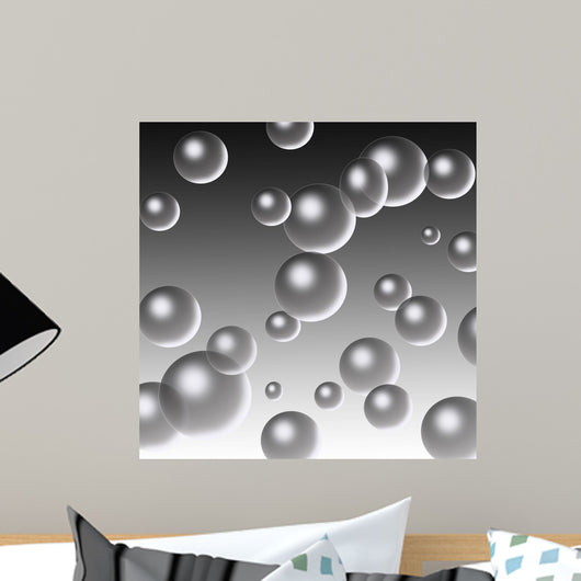 Bubbles Wall Mural