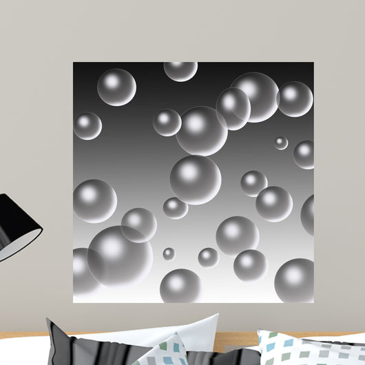 Bubbles Wall Mural