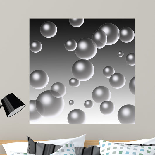 Bubbles Wall Mural