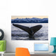 Humpback Whale Lifting Its Wall Decal Design 2