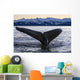 Humpback Whale Lifting Its Wall Decal Design 2