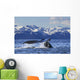 Humpback Whale Lifting Its Wall Decal Design 1