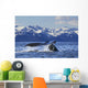 Humpback Whale Lifting Its Wall Decal Design 1