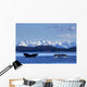 Pair Humpback Whale Tails Wall Decal Design 1