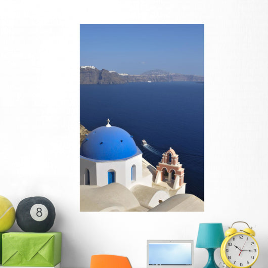 Capital Island Santorini Wall Decal