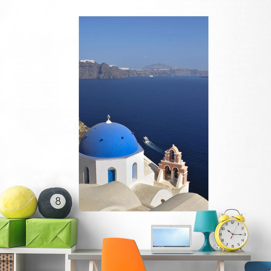 Capital Island Santorini Wall Decal