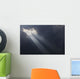 Sunlight Breaking through Dark Wall Decal