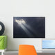 Sunlight Breaking through Dark Wall Decal