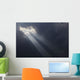 Sunlight Breaking through Dark Wall Decal