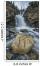 Tangle Creek Waterfalls Jasper Wall Decal Design 2
