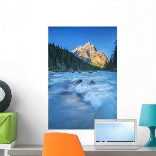 Mount Stephen Lights up Wall Decal
