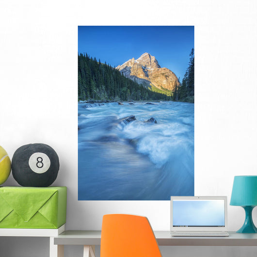 Mount Stephen Lights up Wall Decal