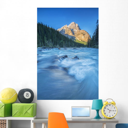 Mount Stephen Lights up Wall Decal