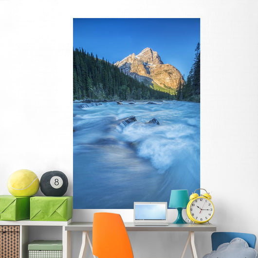 Mount Stephen Lights up Wall Decal