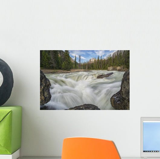 Kicking Horse River Flows Wall Decal Design 3