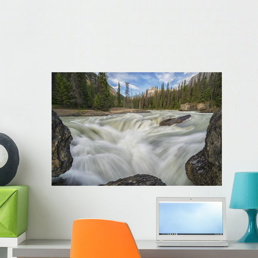 Kicking Horse River Flows Wall Decal Design 3