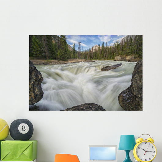 Kicking Horse River Flows Wall Decal Design 3