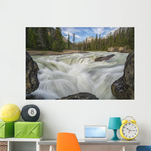 Kicking Horse River Flows Wall Decal Design 3