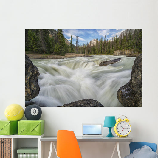Kicking Horse River Flows Wall Decal Design 3