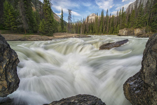 Kicking Horse River Flows Wall Decal Design 3