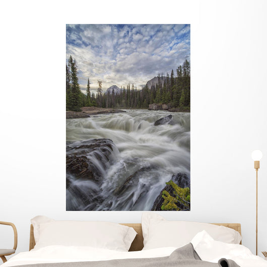 Kicking Horse River Flows Wall Decal Design 2