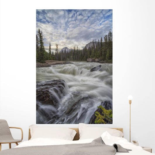 Kicking Horse River Flows Wall Decal Design 2