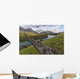 The Takhini River flows through a valley near Kusawa Lake Wall Mural