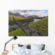 The Takhini River flows through a valley near Kusawa Lake Wall Mural