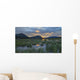 The sun sets behind Toad Mountain near Annie Lake Wall Mural