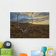 Caribou Antler Lies Silence Wall Decal