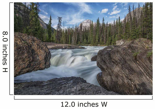 Kicking Horse River Flows Wall Decal Design 1