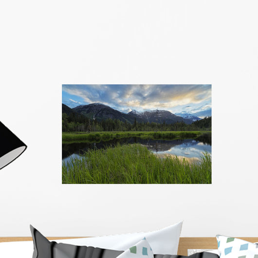 Sunset over Tongass National Wall Decal Design 2