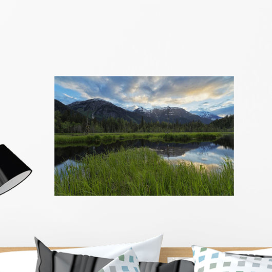 Sunset over Tongass National Wall Decal Design 2