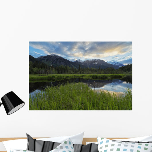 Sunset over Tongass National Wall Decal Design 2
