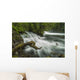 River Flows over Small Wall Decal