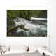 River Flows over Small Wall Decal