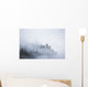Fog Shrouded Trees Wall Decal